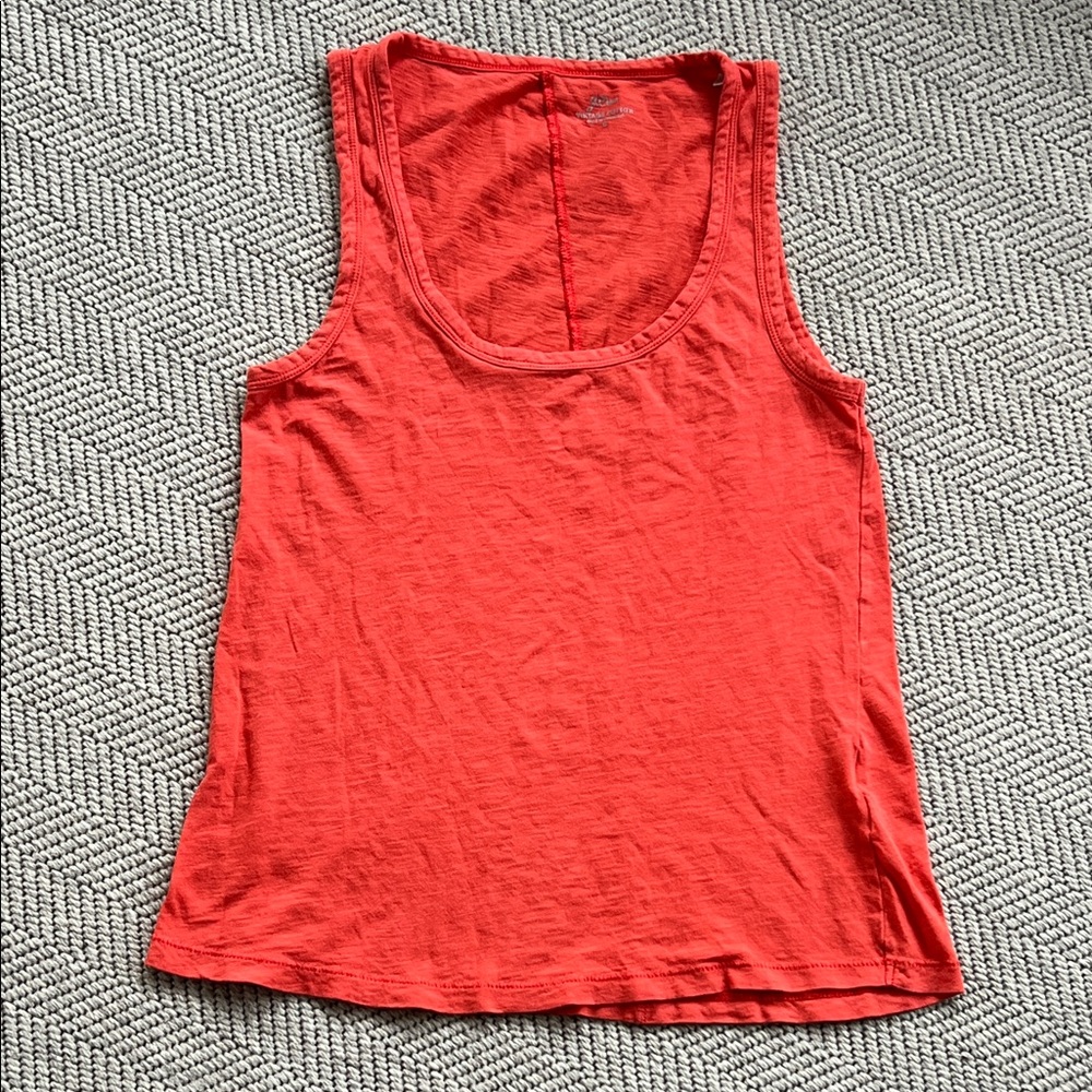 J. Crew Bright Scoop Neck Tank